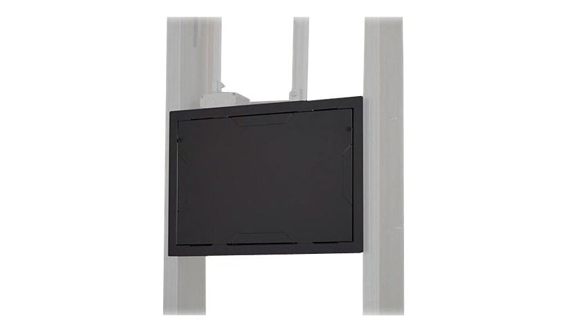 Chief In-Wall Storage Box with Flange and Cover for Flat Panel Displays - Black