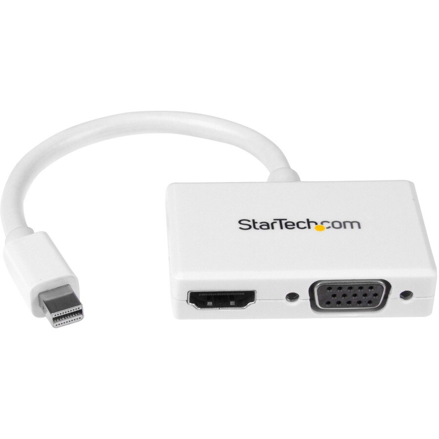 StarTech.com Mini DisplayPort to HDMI or VGA Adapter - Travel A/V Converter