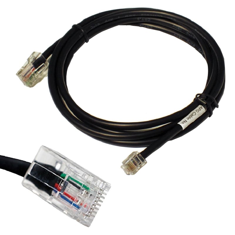 apg Cash Drawer RJ-12/RJ-45 Data Transfer Cable: CD-101A