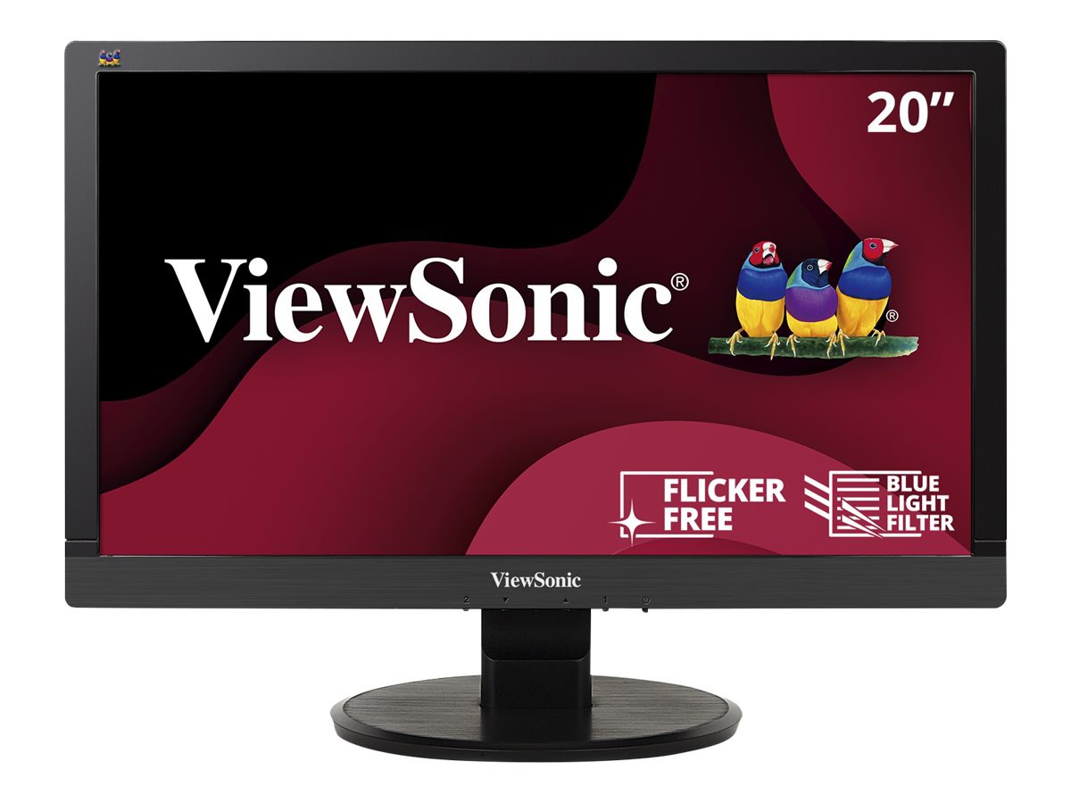 ViewSonic VA2055SM 20" LED-backlit LCD - Black