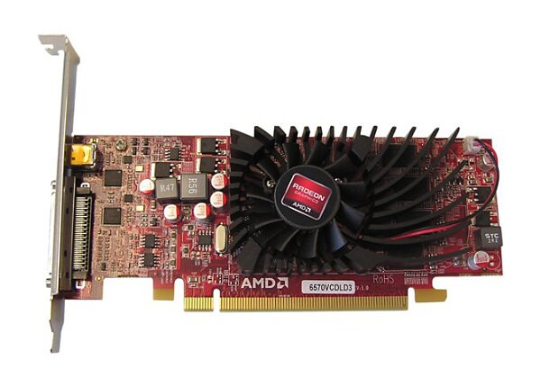 Jaton Video-PX369-Quad graphics card - Radeon HD 6570 - 1 GB