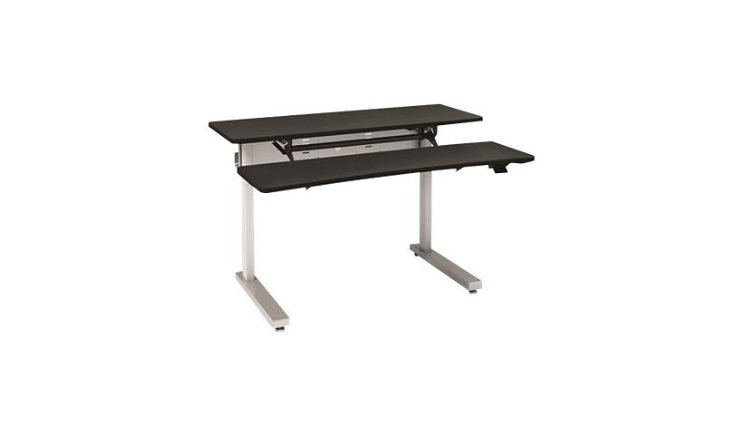 Anthro Elevate II Adjusta - table - rectangular - black