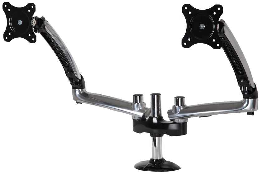 Peerless-AV® Grommet Base Dual Monitor Desktop Arm Mount for up to 38" Moni