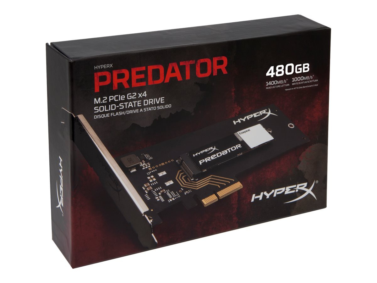 HyperX Predator - solid state drive - 480 GB - PCI Express 2.0 x4