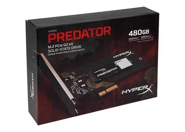 HyperX Predator - solid state drive - 480 GB - PCI Express 2.0 x4