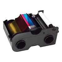 Fargo - YMCKO - print ribbon cassette with cleaning roller