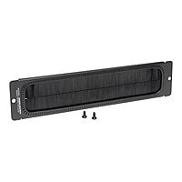 Tripp Lite Brush Strip Plate for Wallmount Rack Enclosure Server Cabinet - brush strip panel