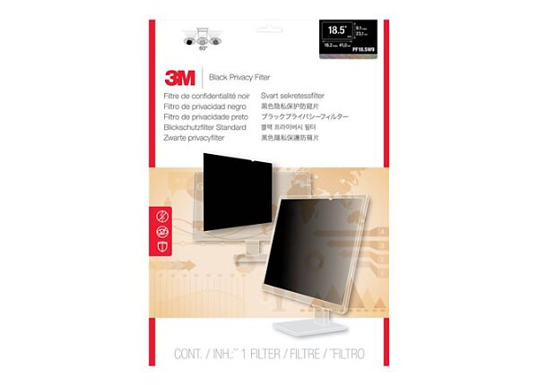 3M PF18.5W9 - display privacy filter - 18.5" wide