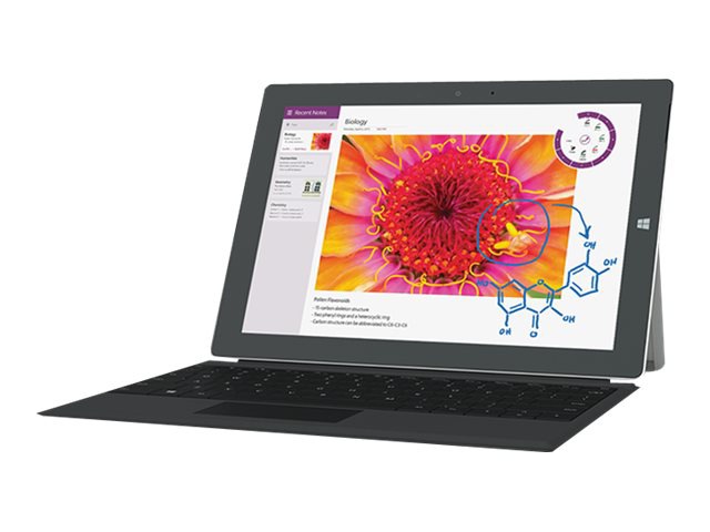 Microsoft Surface 3 Type Cover - keyboard - English - North America - black