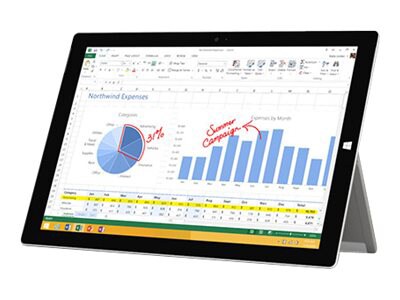 Microsoft Surface 3 - 10.8" - Atom x7 Z8700 - Win 8.1 Pro 64-bit - 4 GB RAM