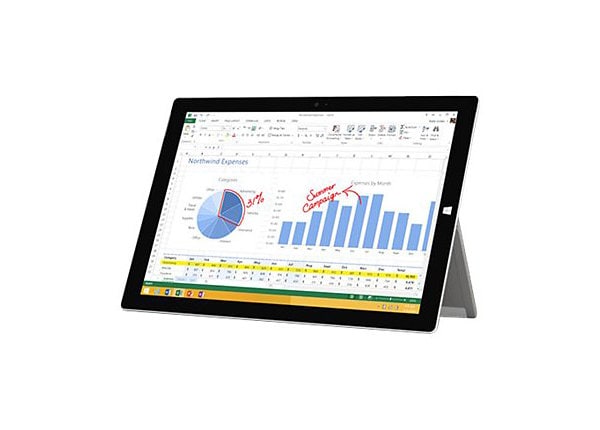 Microsoft Surface 3 - 10.8" - Atom x7 Z8700 - Win 8.1 Pro 64-bit - 4 GB RAM