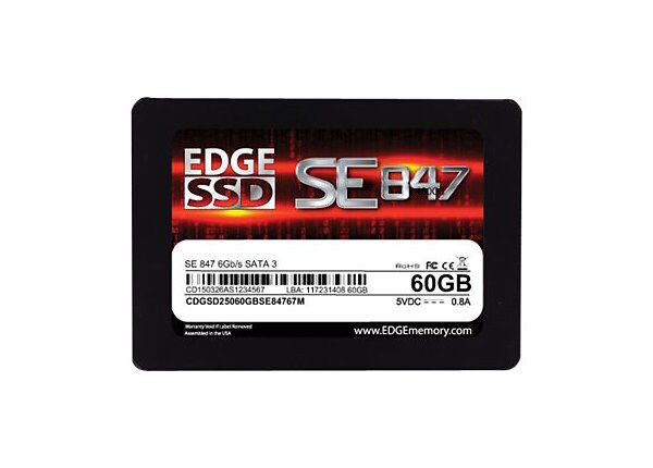 EDGE SE847 - solid state drive - 60 GB - SATA 6Gb/s