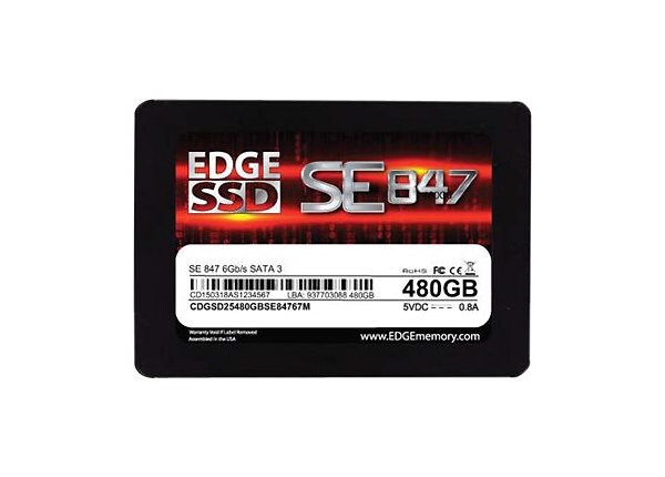 EDGE SE847 - solid state drive - 480 GB - SATA 6Gb/s