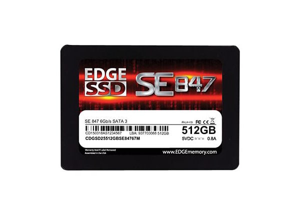 EDGE SE847 - solid state drive - 512 GB - SATA 6Gb/s