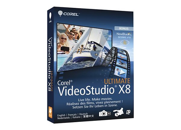 Corel VideoStudio Ultimate X8 - box pack