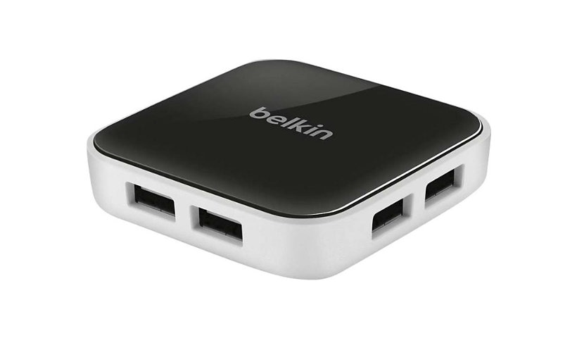 Belkin Powered Desktop - hub - 4 ports