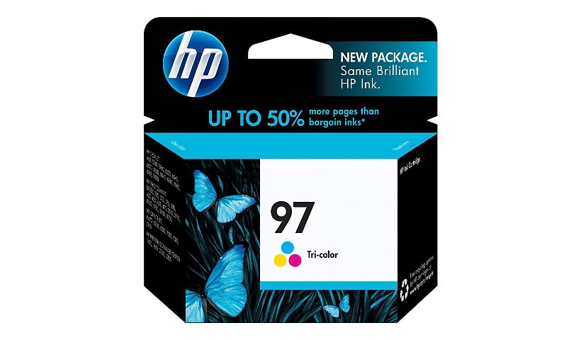 HP 97 - color (cyan, magenta, yellow) - original - ink cartridge