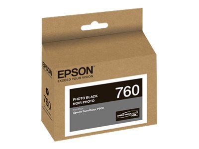 T760120 (760) UltraChrome HD Ink, Photo Black