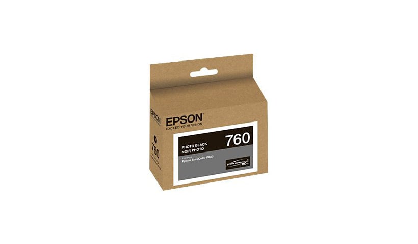 Epson 760 - black - original - ink cartridge