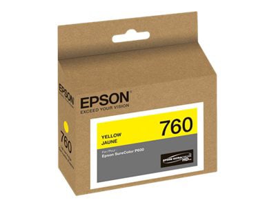 Epson 760 - yellow - original - ink cartridge