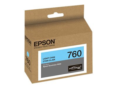 Epson 760 - light cyan - original - ink cartridge