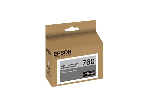 T760920 (760) UltraChrome HD Ink, Light Light Black T760920 (760) UltraChrome HD Ink, Light Light Black
