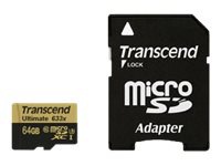 Transcend Ultimate - flash memory card - 64 GB - microSDXC UHS-I