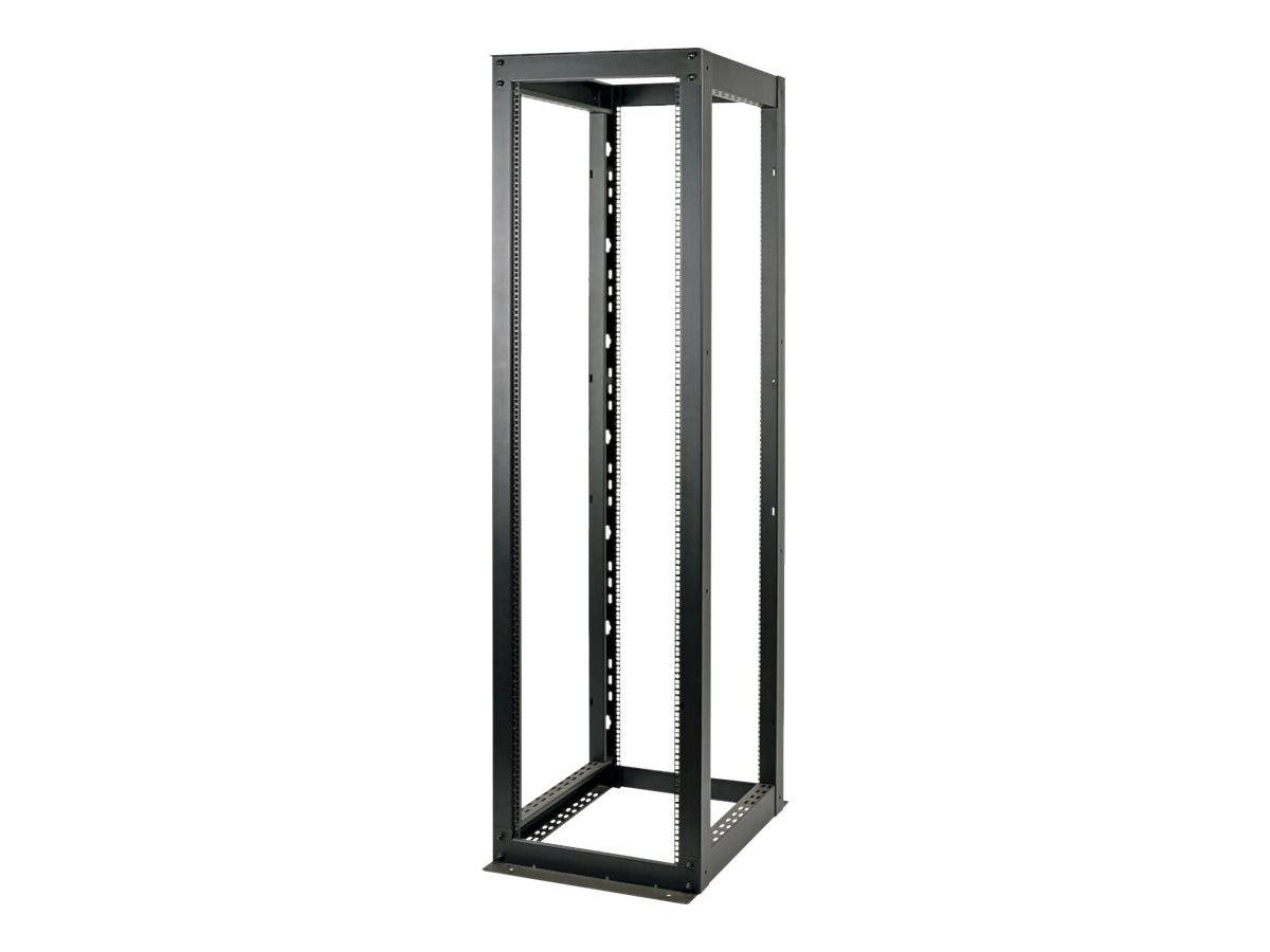 Tripp Lite 48U 4-Post Open Frame Rack Cabinet Heavy Duty 3000lb Capacity - rack - 48U