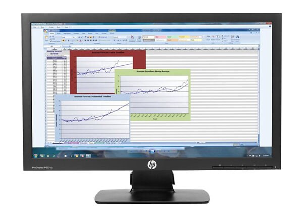 HP ProDisplay P222va - LED monitor - 21.5"