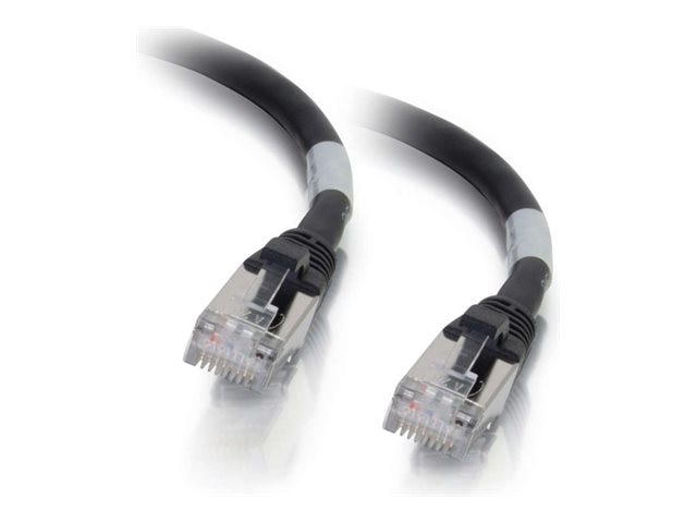 C2G 20ft Cat6a Snagless Shielded (STP) Network Patch Ethernet Cable Black - patch cable - 6.1 m - black