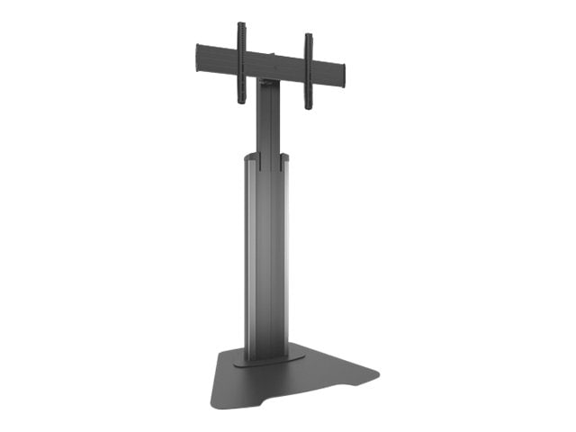 Chief Fusion Large Manual height adjustable Floor AV Stand - For Displays 42-86" - Silver