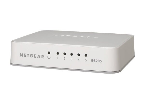 NETGEAR GS205 - switch - 5 ports - unmanaged