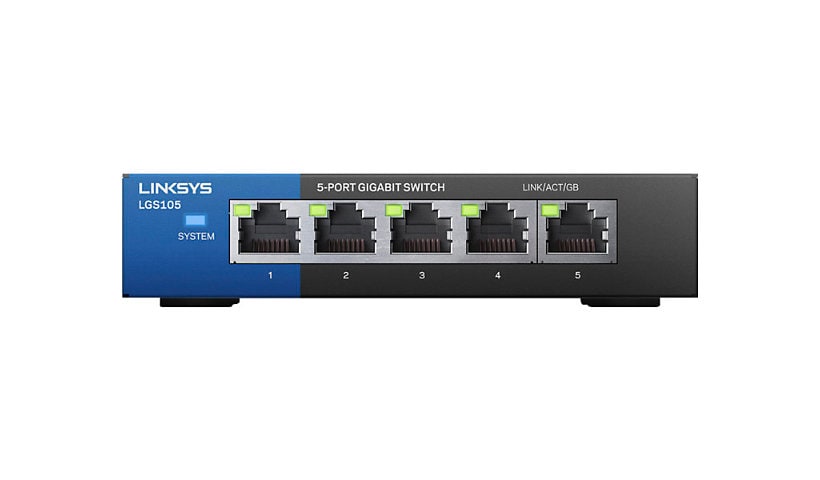 Linksys Business LGS105 - switch - 5 ports - unmanaged