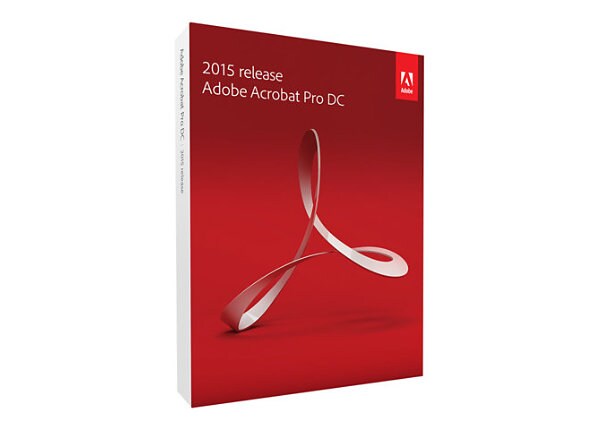 Adobe Acrobat Pro DC 2015 Box pack (Upgrade) 1 User for Windows
