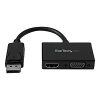 StarTech.com DisplayPort to HDMI or VGA Adapter - Travel DP A/V Converter