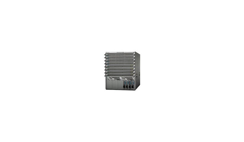 Cisco Nexus 9508 - switch - 96 ports - managed - rack-mountable - with 2 x Cisco Nexus X9564TX line card, 8x