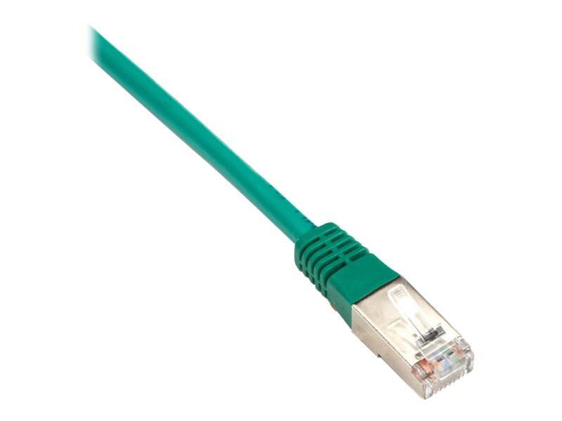 Black Box 7ft Double Shielded Green CAT6 250Mhz Ethernet Patch Cable, 7'