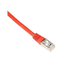 Black Box 7ft Double Shielded Red CAT6 250Mhz Ethernet Patch Cable, 7'