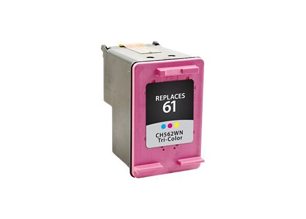 Clover Remanufactured Ink for HP 61 (CH562WN), Tri-Color, 165 page yield