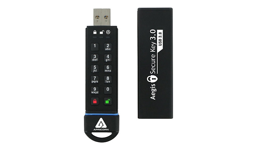 Apricorn Aegis Secure Key 3.0 - USB flash drive - 120 GB