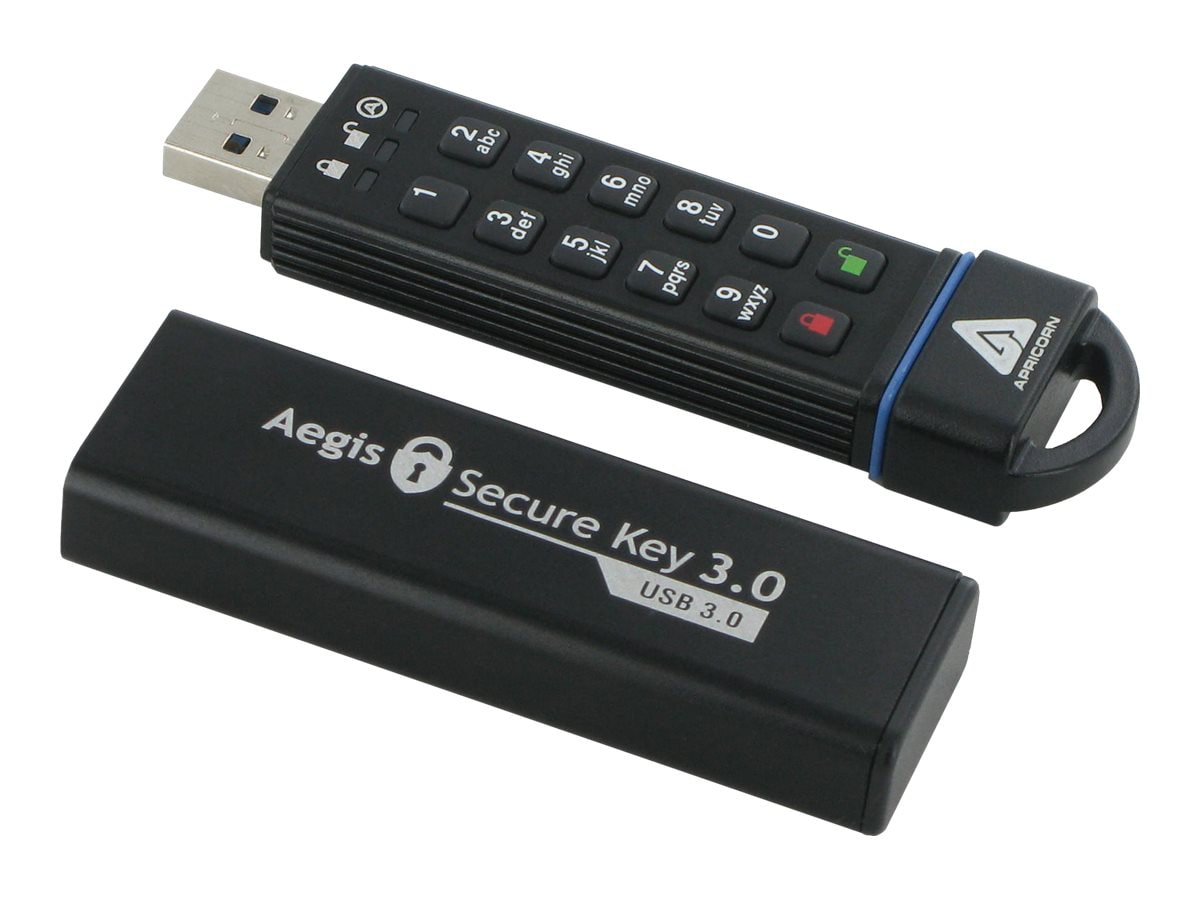 Thumbnail 3 of 5 for Apricorn Aegis Secure Key 3.0 - USB flash drive - 120 GB