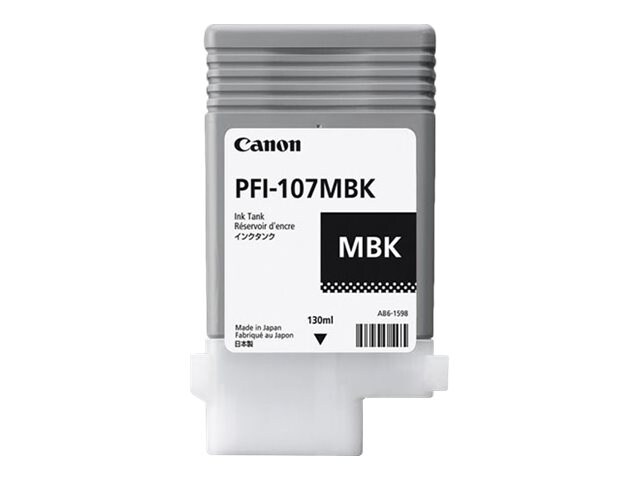 Canon PFI-107 MBK - noir mat - original - réservoir d'encre