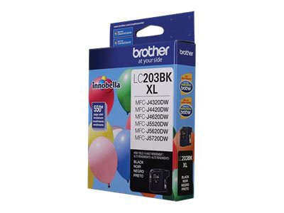 Brother LC203BK XL - High Yield - black - original - ink cartridge