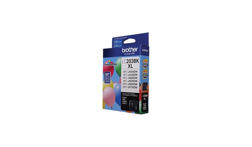 Brother LC203BK XL - High Yield - black - original - ink cartridge