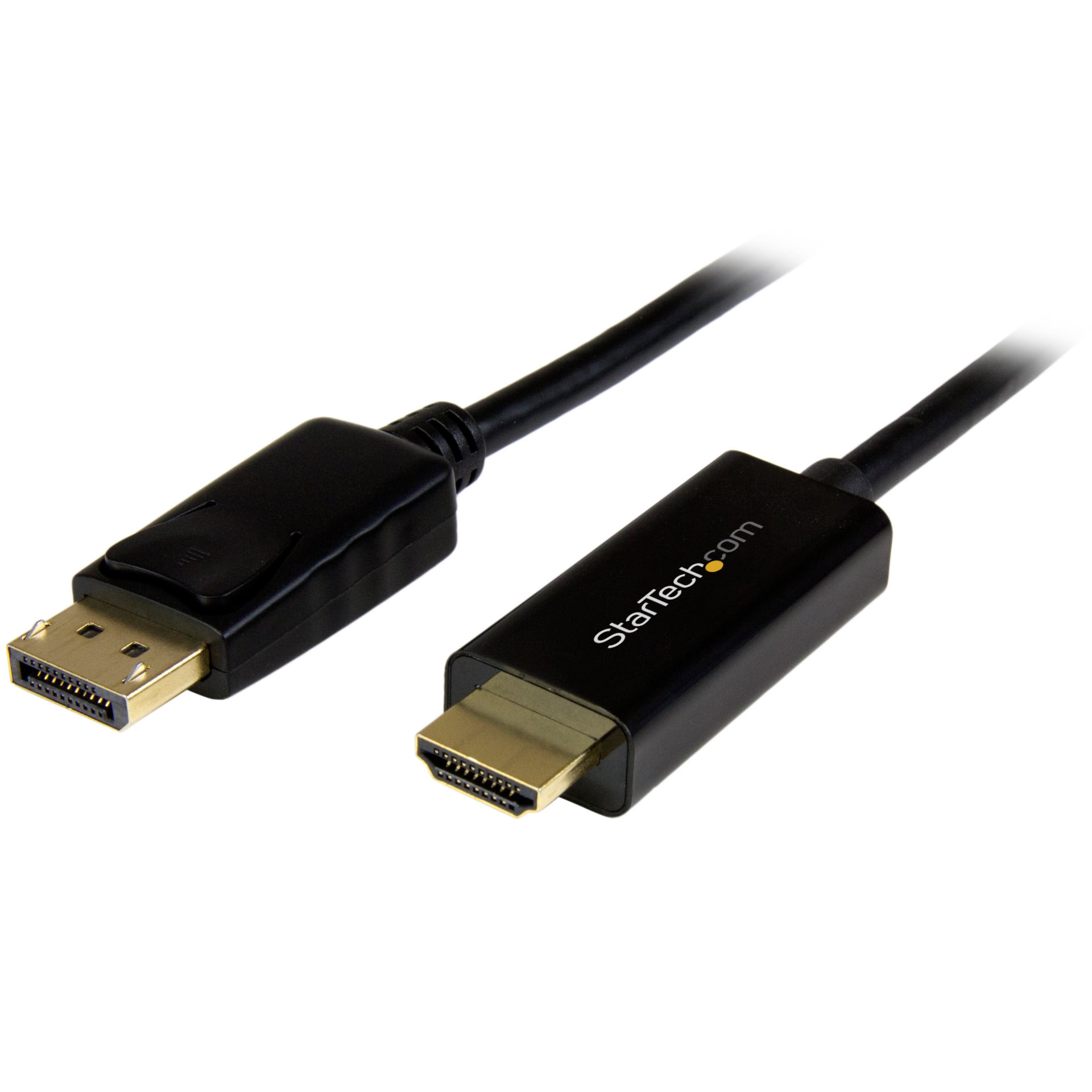 StarTech.com 6ft (2m) DisplayPort to HDMI Cable - 4K 30Hz Video - DP to  HDMI Adapter Cable - Passive - DP2HDMM2MB - Monitor Cables & Adapters 