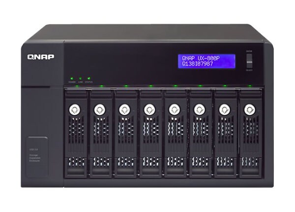 QNAP UX-800P - hard drive array