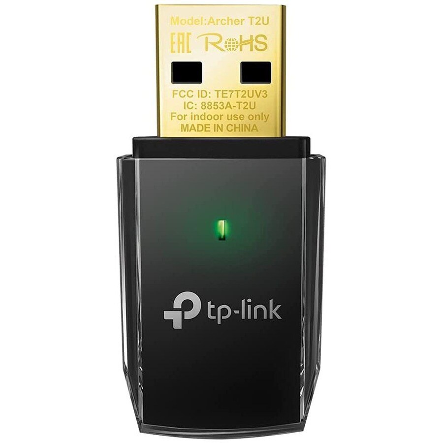 TP-Link Archer T2U IEEE 802.11ac Dual Band Wi-Fi Adapter for Notebook