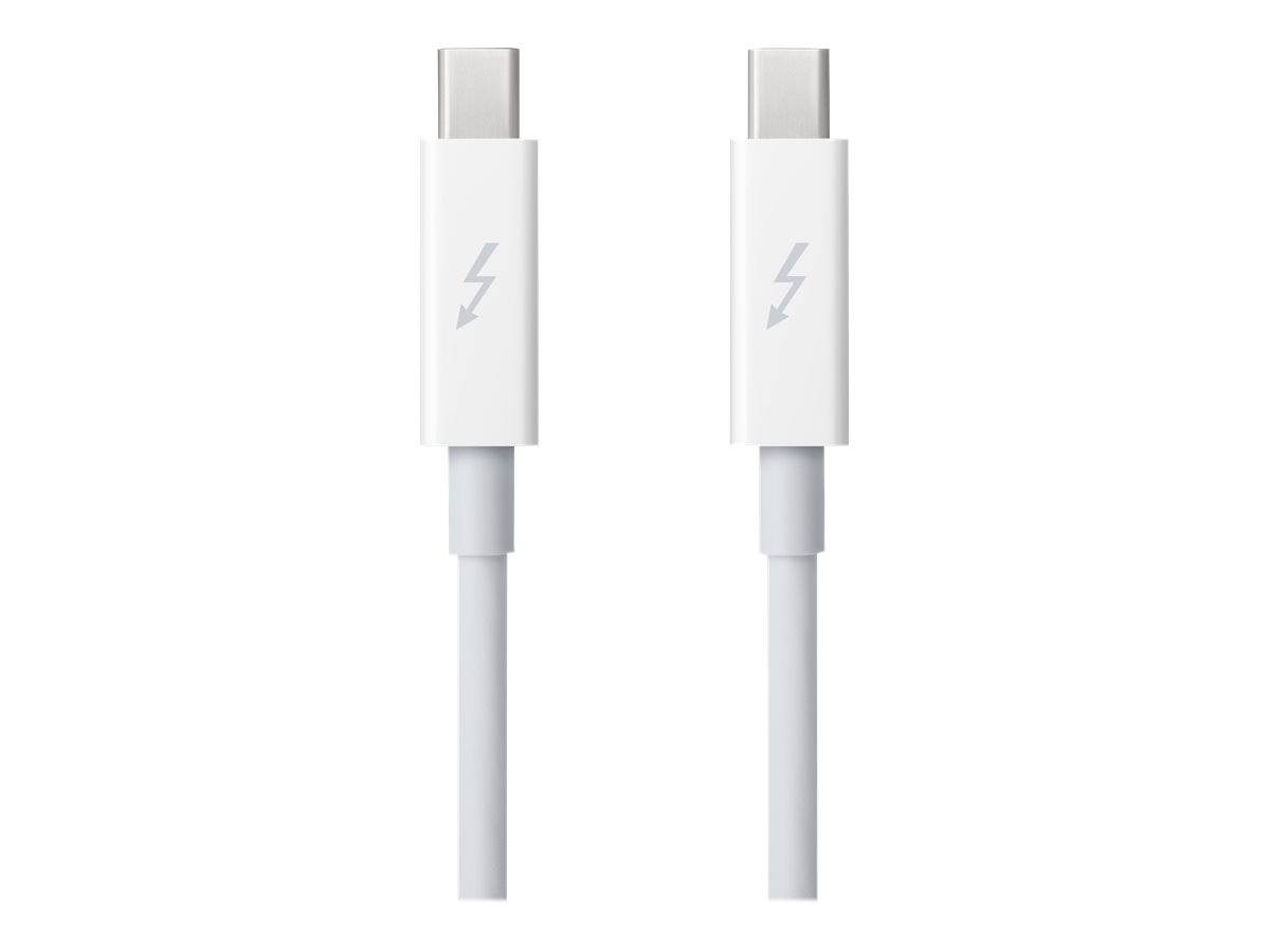 Thumbnail 2 of 3 for Apple - Thunderbolt cable - Mini DisplayPort to Mini DisplayPort - 1.6 ft
