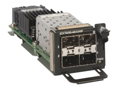 Ruckus - expansion module - 10 Gigabit SFP+ / SFP (mini-GBIC) x 4
