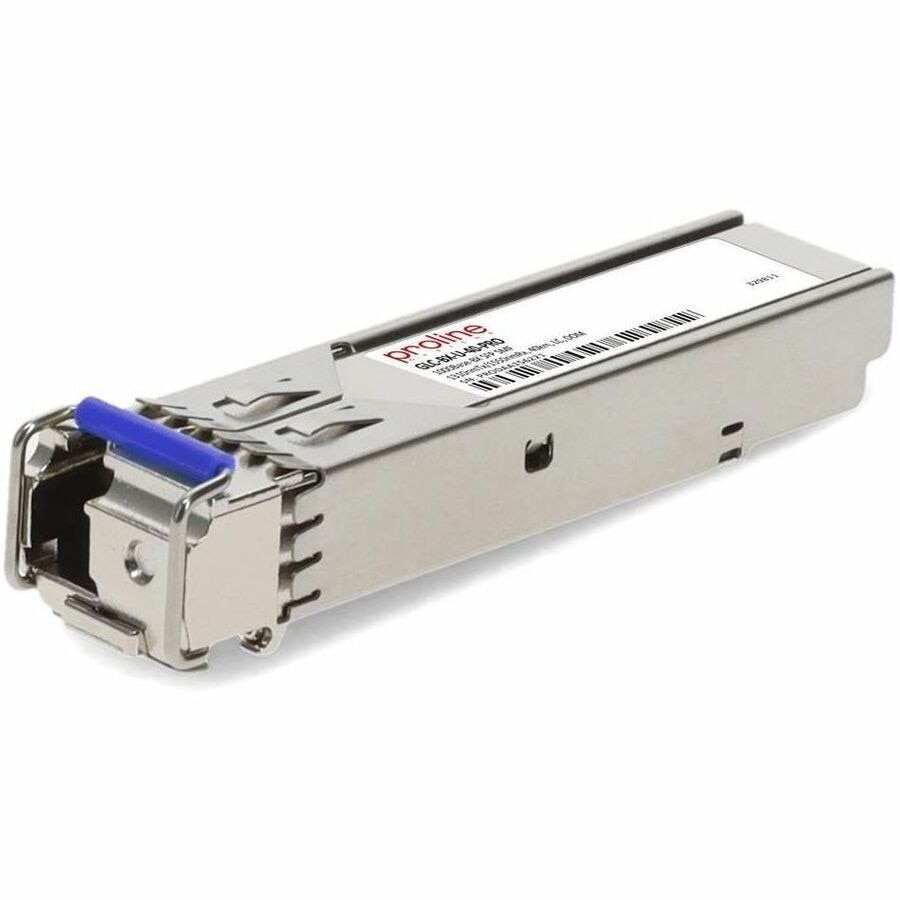 Proline Cisco GLC-BX-U-40 Compatible TAA 1000Base-BX SFP Transceiver (SMF, 1310nmTx/1550nmRx, 40km, LC, DOM)